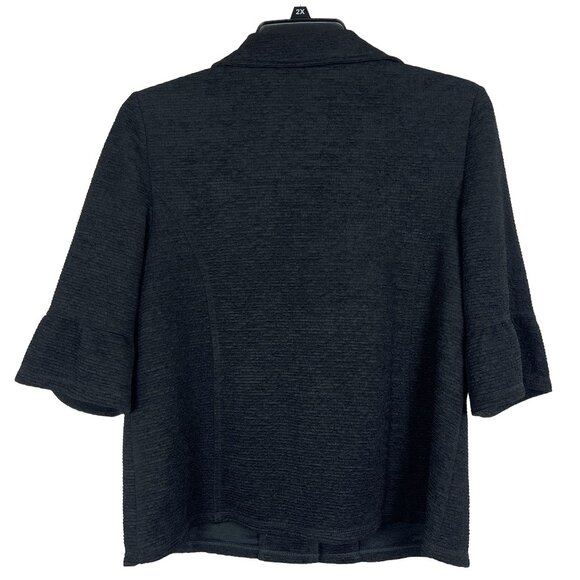 JM Collections 3/4 Sleeve Lightweight Jacket - Picture 10 of 11